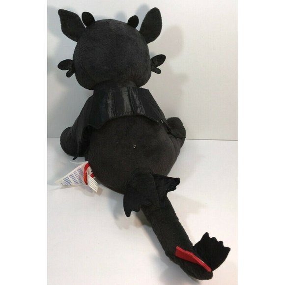 Build A Bear TOOTHLESS Plush How To Train Your Dragon Stuffed Animal Wings Black - Picture 3 of 11